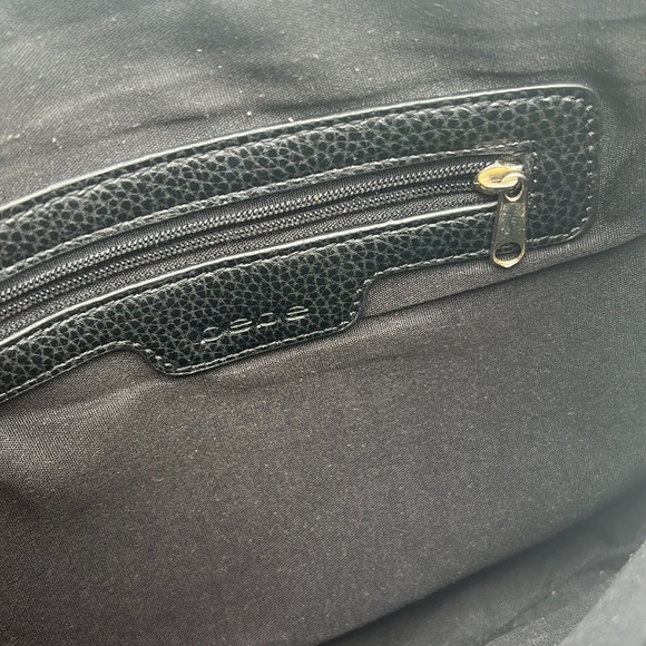 BEBE black Women’s Crossbody Bag Purse with chain - Picture 6 of 11